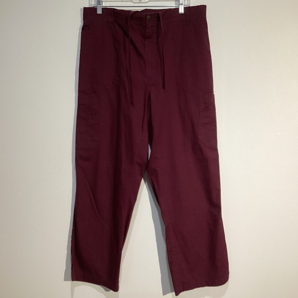 Carhartt Men's Burgundy Utility Cargo Pants
